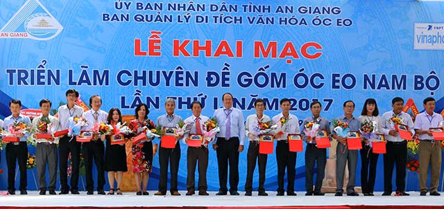 Khai mạc triển lãm gốm Óc Eo Nam Bộ lần thứ I năm 2017