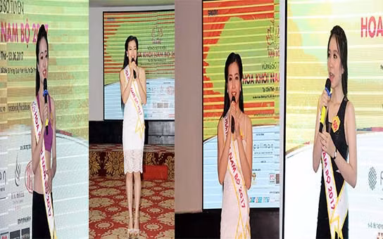 Các thí sinh lần lượt trải qua các vòng trình diễn catwalk và ứng xử.