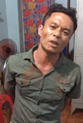 Đối tượng Nguyễn Quốc Nam khi bị lực lượng Công an bắt giữ tại Bình Phước. Đối tượng Nguyễn Quốc Nam khi bị lực lượng Công an bắt giữ tại Bình Phước.