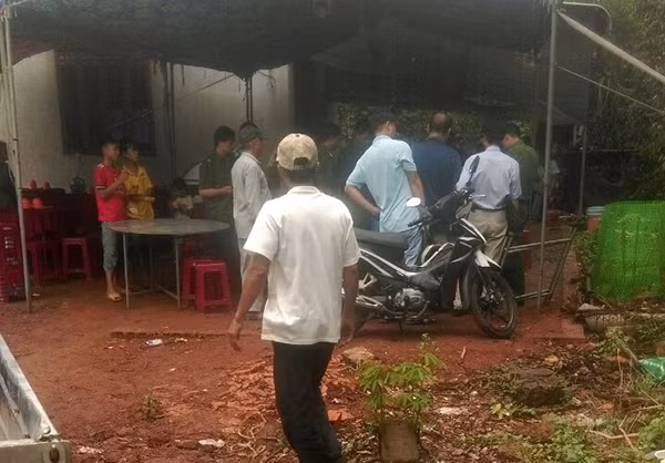 Hiện trường vụ việc.