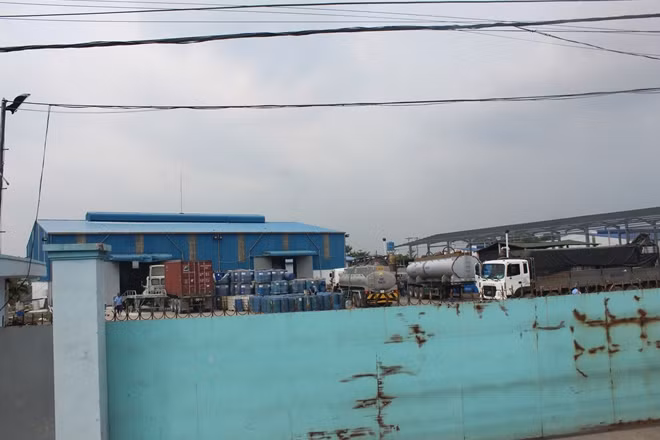 Một DN tại cụm công nghiệp Phước Tân.