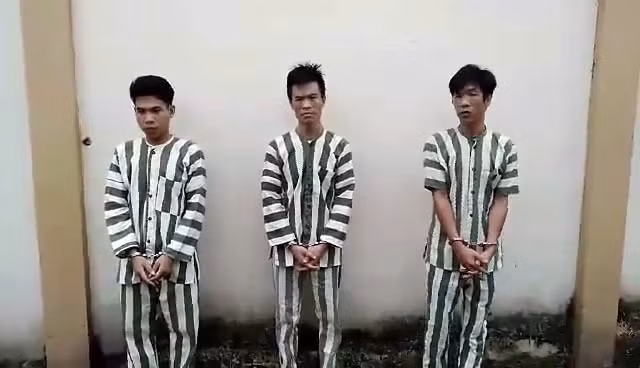 Các đối tượng tại tham gia vụ cướp xe ô tô.