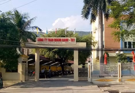 Trụ sở Công ty than Quang Hanh.