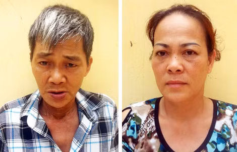 Trần Thị Tỵ và Nguyễn Tất Thắng.