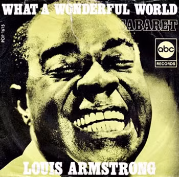 Bìa đĩa đơn What a Wonderful World (1967).