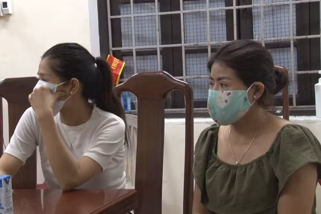 Đối tượng Nguyễn Thị Bích Ngọc (góc phải).
