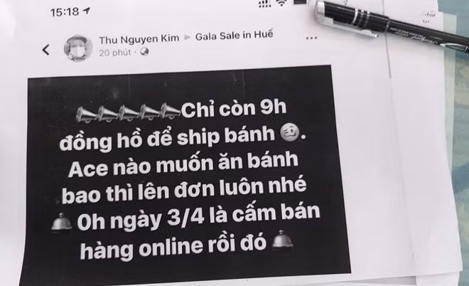 Nội dung tờ rơi bà T. đăng tải lên trang facebook cá nhân của mình.