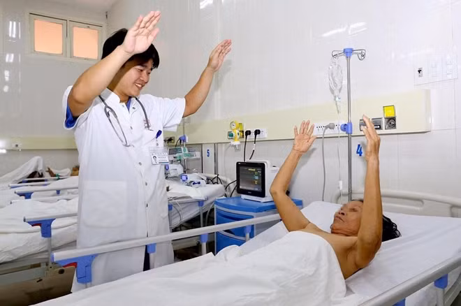 Sau ca can thiệp, bệnh nhân L. đã hoàn toàn tỉnh táo và sắp được xuất viện.