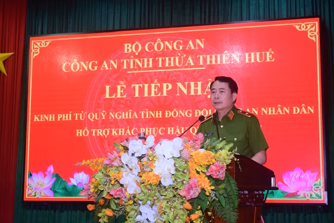 Thứ trưởng Lê Quốc Hùng phát biểu tại buổi lễ.