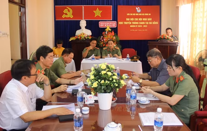 Đại hội Chi hội Nhà báo Cục Truyền thông CAND tại Đà Nẵng nhiệm kỳ 2020-2022.