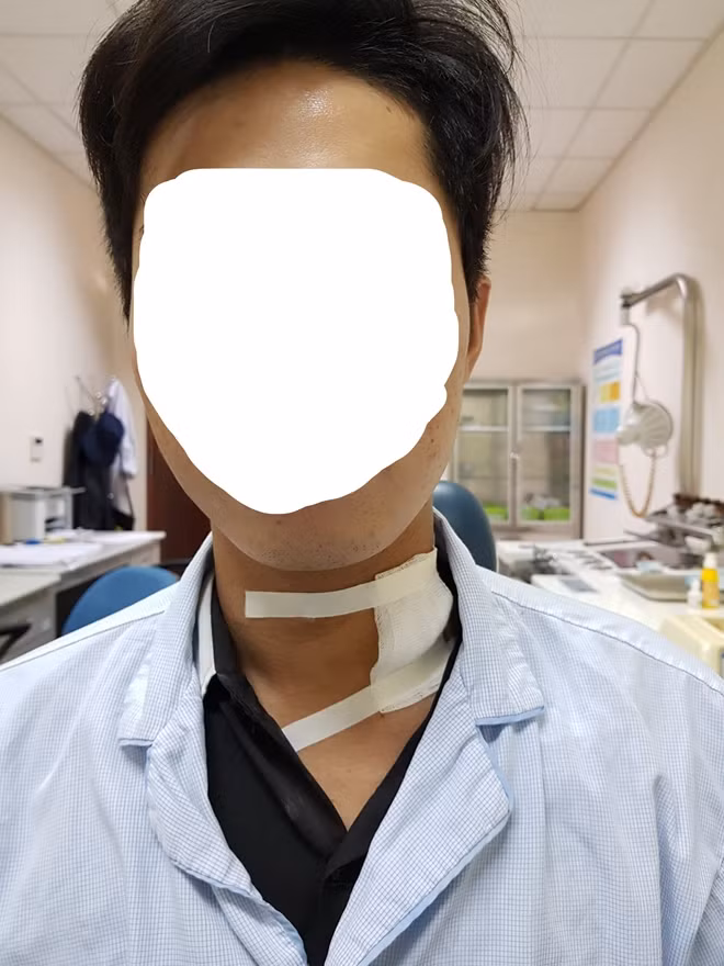 Bệnh nhân L. hồi phục sức khỏe sau ca phẫu thuật.