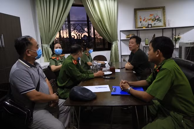 Cơ quan Công an làm việc với đối tượng Yao Feng Cheng.