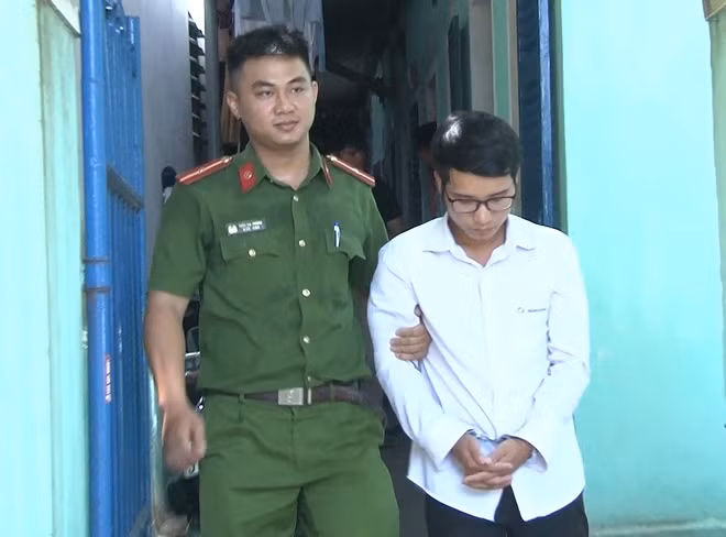 Đối tượng Mai Kim Tánh tại thời điểm bị bắt giữ.