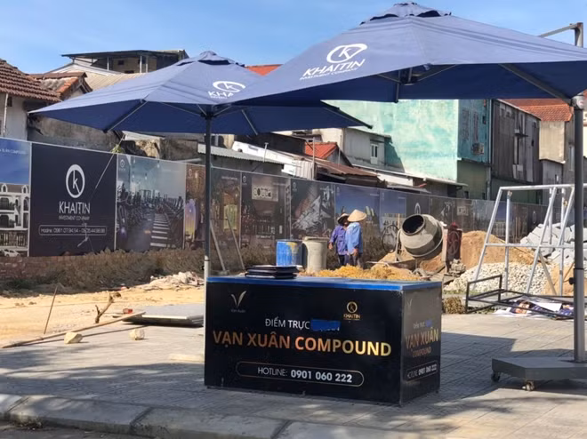 Dù là công trình xây dựng riêng lẻ nhưng Công ty Khải Tín đã quảng cáo, thổi phồng thành dự án bất động sản.
