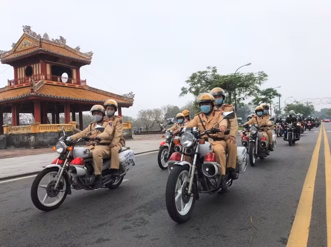 Công an tỉnh Thừa Thiên Huế ra quân đảm bảo an ninh, trật tự Đại hội Đảng toàn quốc lần thứ XIII và Tết Nguyên đán Tân Sửu 2021.