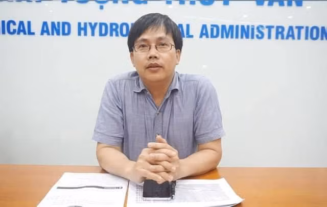 Ông Mai Đăng Khiêm, Phó viện trưởng Viện Khí tượng thủy văn và Biến đổi khí hậu