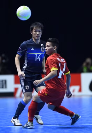 Futsal Việt Nam làm nên một trong những bất ngờ lớn nhất lịch sử giải đấu. Ảnh: Tú Trần.
