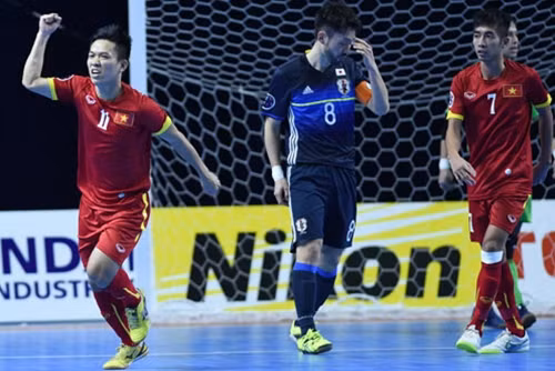 Việt Nam lần đầu tiên đoạt vé dự World Cup futsal. Ảnh: Tú Trần.