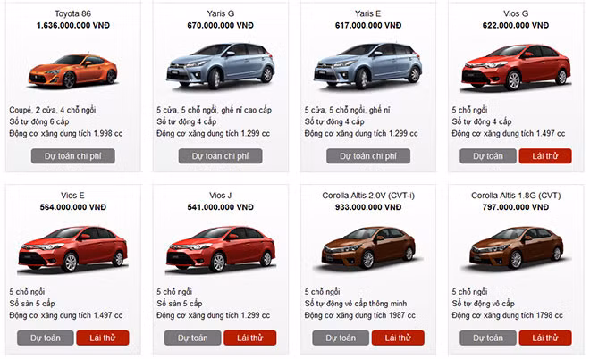 Toyota công bố giảm giá bán xe của hãng từ 21 - 59 triệu tùy từng mẫu xe.