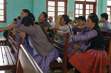 Trong lần xét xử này, không một người nhà nào của Tàng đến dự.