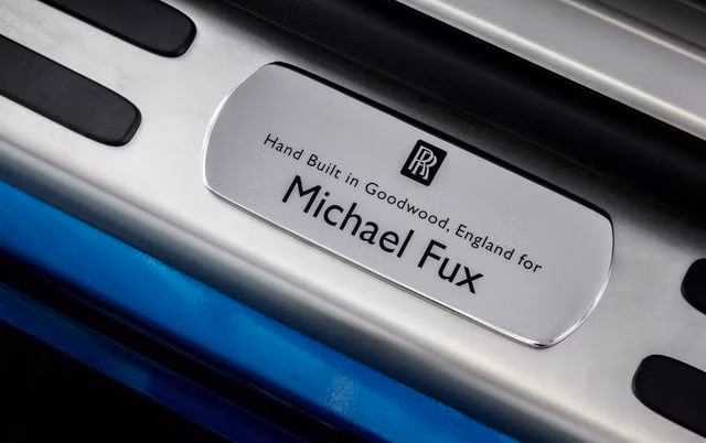 Nội thất của Rolls-Royce Dawn Michael Fux Edition.