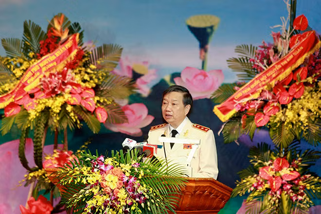 Bộ trưởng Tô Lâm phát biểu tại Lễ Kỷ niệm.