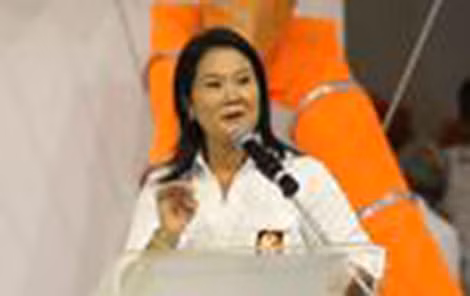 Keiko Fujimori, đối thủ mạnh của Kuczynski.