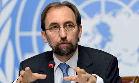 Cao ủy viên Liên Hiệp Quốc về nhân quyền Zeid Raad al Hussein.
