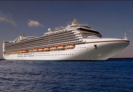 Tàu Caribbean Princess, chiếc tàu đầu tiên đi qua kênh đào Panama mới. Tàu Caribbean Princess, chiếc tàu đầu tiên đi qua kênh đào Panama mới.