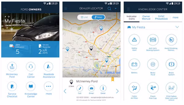 Ứng dụng chủ sở hữu xe Ford cho Android.
