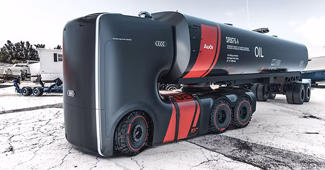 Hình ảnh đồ họa 3D hai mẫu xe.