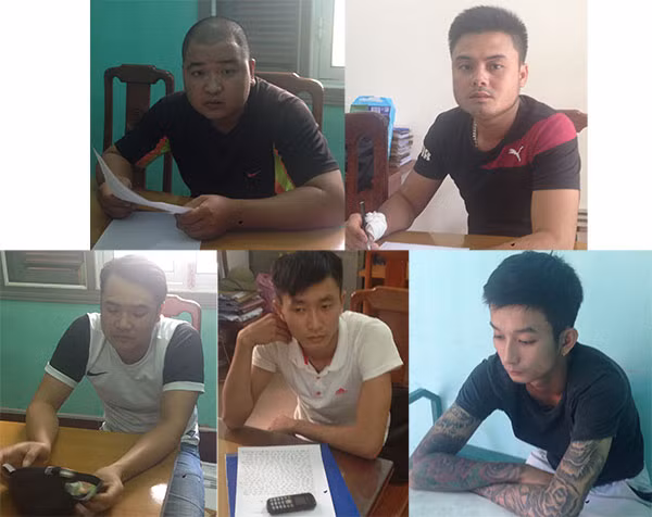 5 đối tượng đã đánh chết anh Chiều.