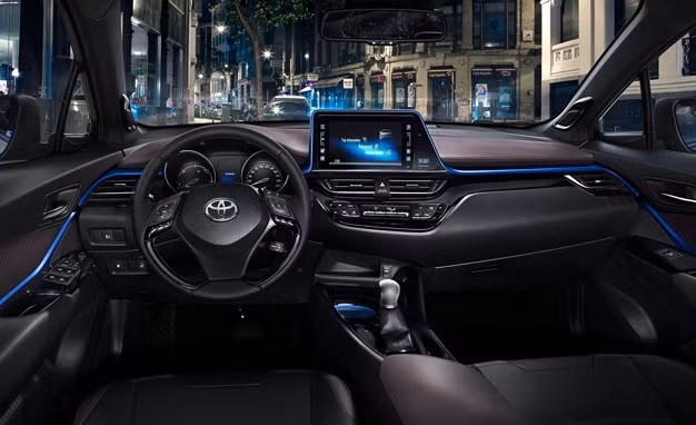 Nội thất dự kiến của Toyota C-HR.