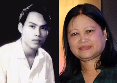 Nhà thơ Lưu Quang Vũ thời trẻ và nhà phê bình Lưu Khánh Thơ.
