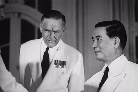 Đại sứ Henry Cabot Lodge và Ngô Đình Diệm.