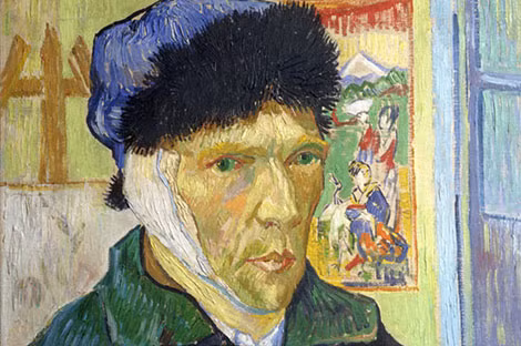 Bức chân dung tự họa của Van Gogh.