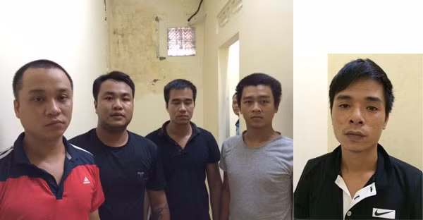 Các đối tượng gây án.