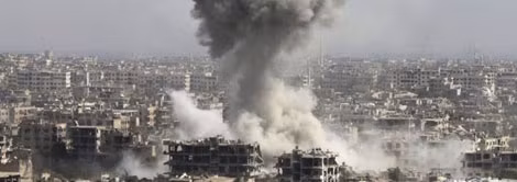 Một cuộc không kích tại Syria. Ảnh: AP. Một cuộc không kích tại Syria. Ảnh: AP.