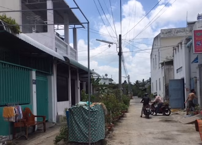 Một khu dân cư tự phát trên địa bàn quận Bình Thủy (TP Cần Thơ).