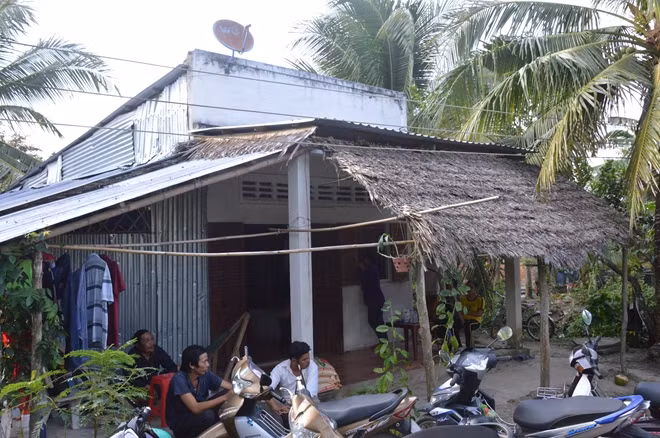 Nhà cụ Năm - nơi xảy ra vụ án mạng đau lòng.