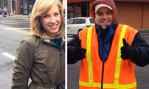 Hai phóng viên đài truyền hình bị sát hại: Alison Parker (trái) và Adam Ward. Ảnh: AP.