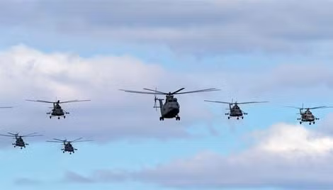 Đội hình trực thăng vận tải gồm trực thăng vận tải hạng nặng Mi-26 và trực thăng vận tải Mi-8. Đội hình trực thăng vận tải gồm trực thăng vận tải hạng nặng Mi-26 và trực thăng vận tải Mi-8.