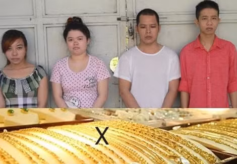 Các đối tượng lừa đảo trong vụ án.