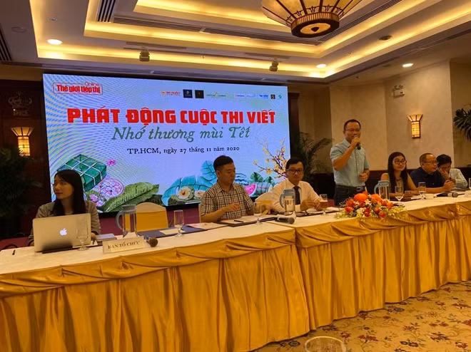 Ban tổ chức thông tin về cuộc thi tại buổi phát động.