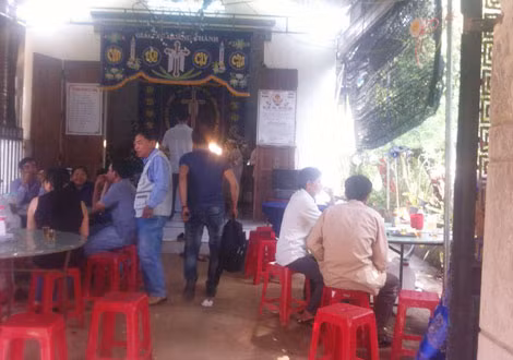 Gia đình đang tổ chức hậu sự cho chị Thanh.