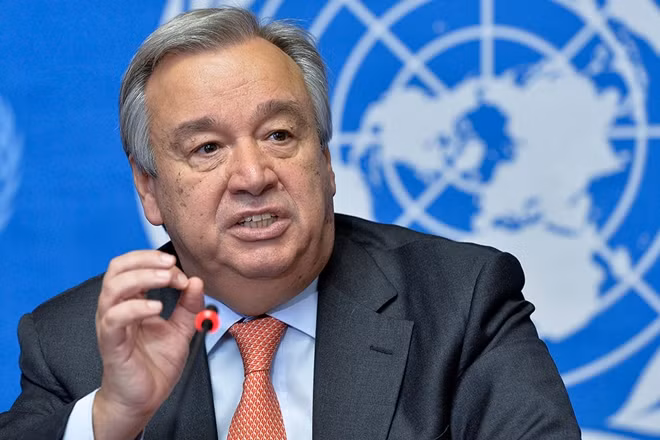 Tổng Thư ký LHQ Antonio Guterres. Ảnh: AP