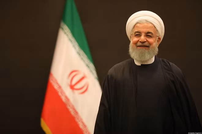 Tổng thống Iran Hassan Rouhani. Ảnh: Anadolu