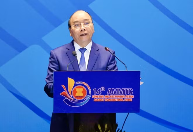 Thủ tướng Nguyễn Xuân Phúc phát biểu chào mừng hội nghị AMMTC 14.
