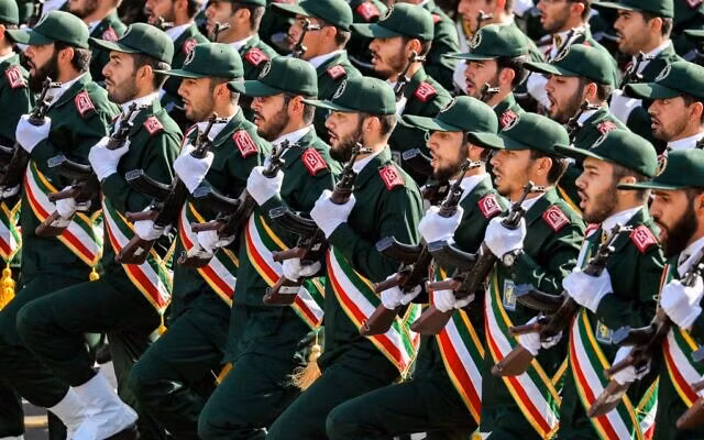 Binh sĩ IRGC. Ảnh: Times of Israel Binh sĩ IRGC. Ảnh: Times of Israel