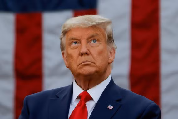 Tổng thống Mỹ Donald Trump. Ảnh: ITN Tổng thống Mỹ Donald Trump. Ảnh: ITN